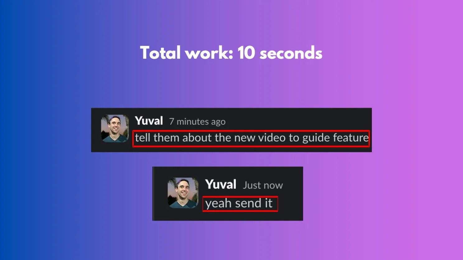 Result: complete customer support response generated in just 10 seconds of human input