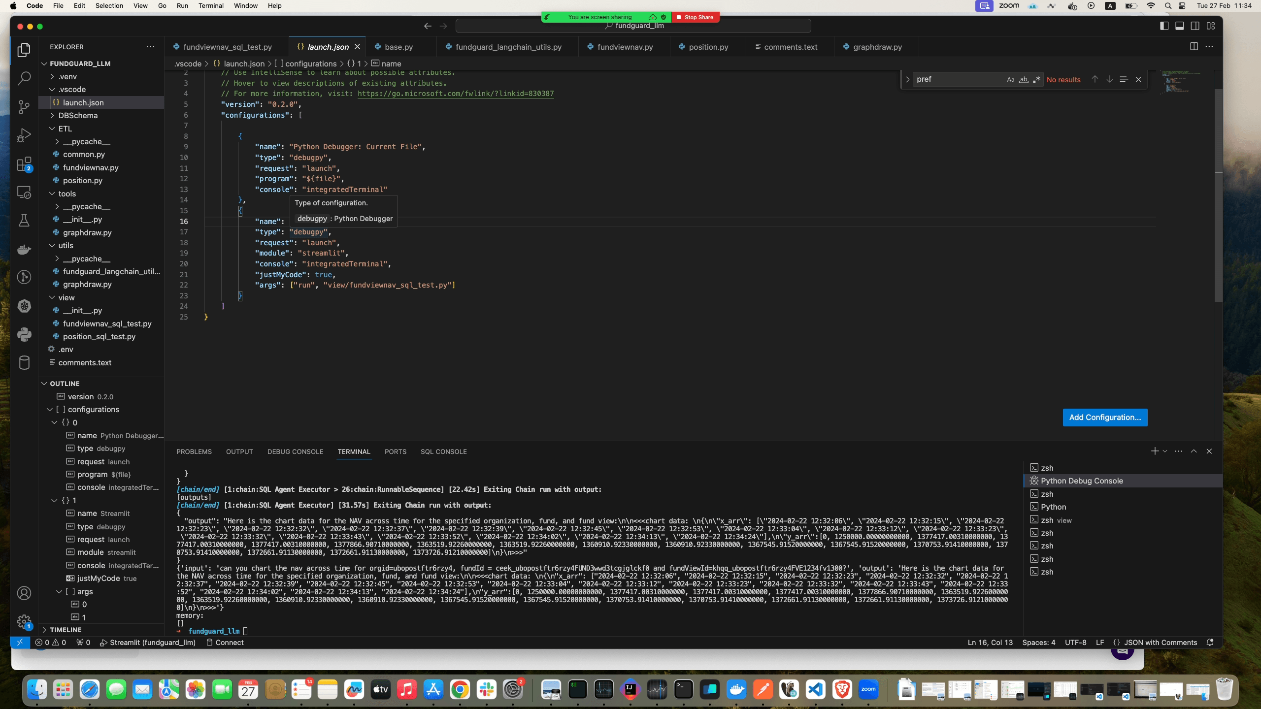 Step #4: Click "debugpy : Python Debugger"